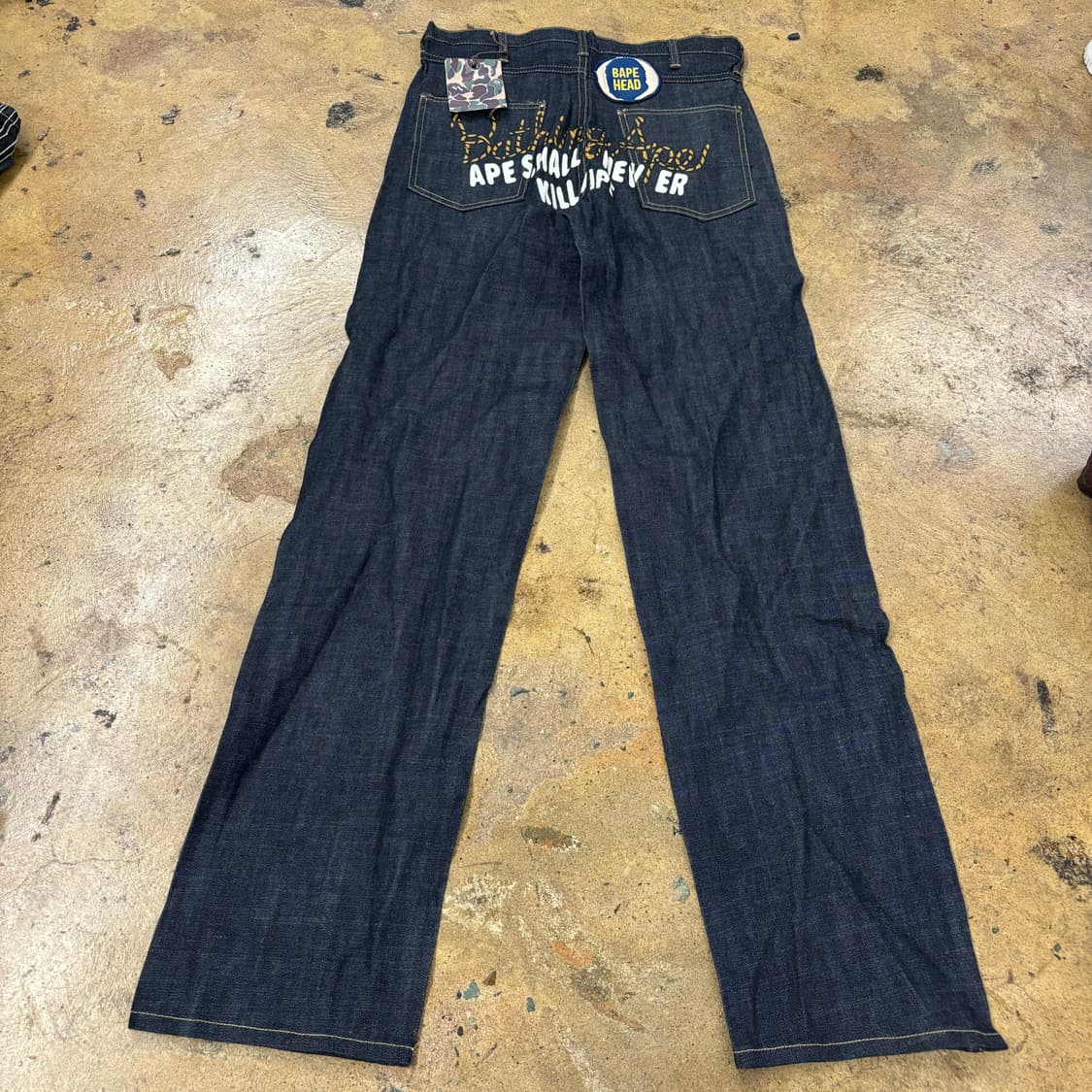 [정품/S] 베이프 레어 희귀 청바지 데님팬츠  상품이미지3