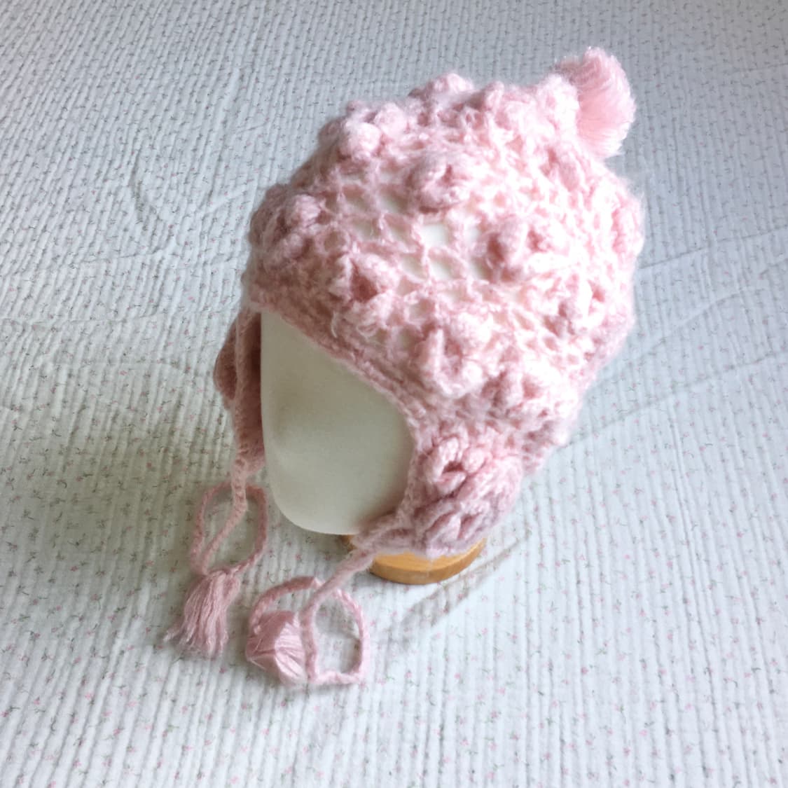 JPN/ 모리걸이어플랩 비니 모리걸비니 크로셰비니  상품이미지4