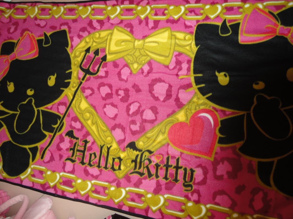 갸루 호피키티 담요 상품이미지2