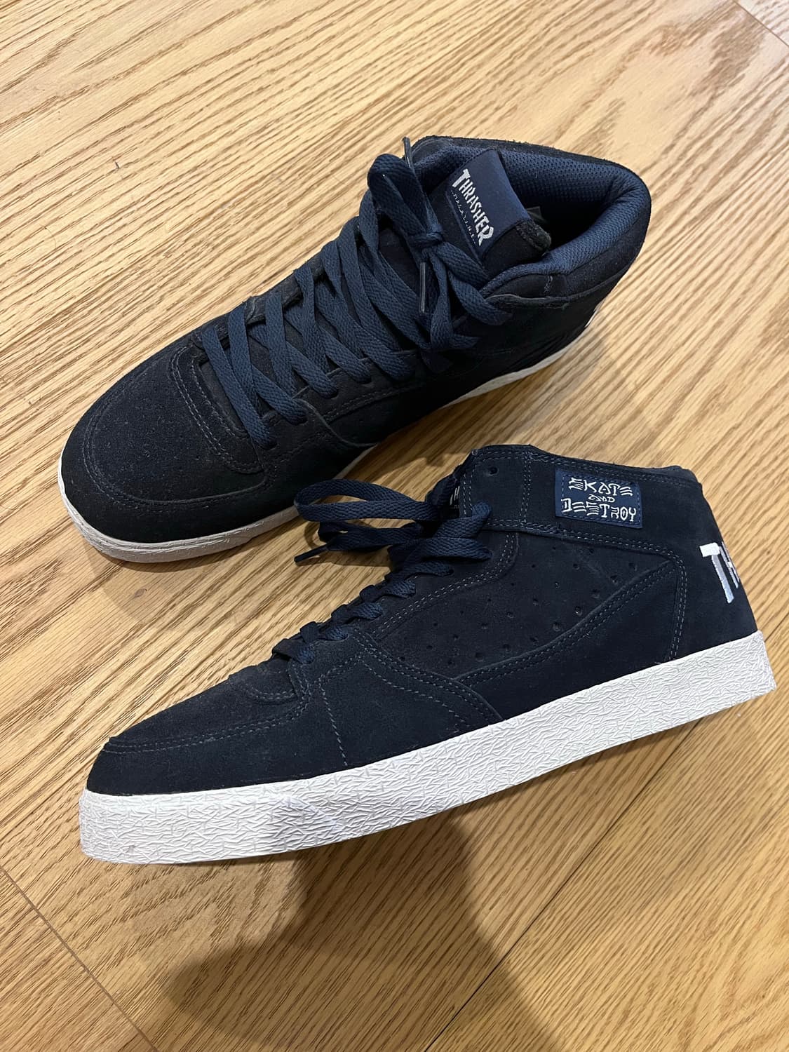 빈티지 90s 트레셔 스케이트보드화 네이비 상품이미지1