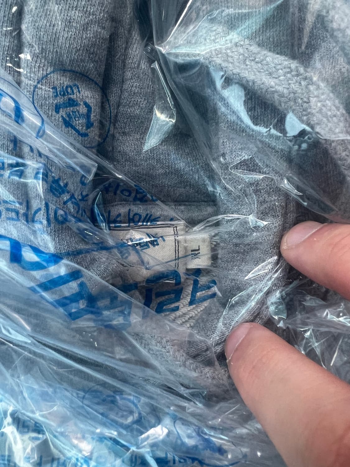 메종키츠네 더블 폭스 그레이 후드티  상품이미지3