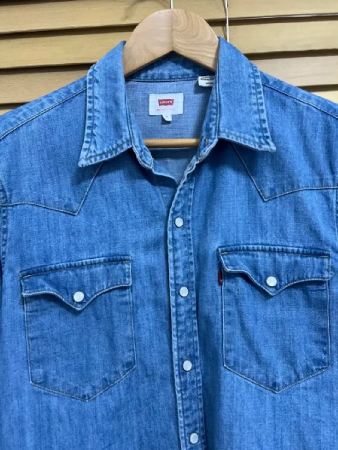 리바이스 남여공용 청셔츠 데님셔츠 S 상품이미지1