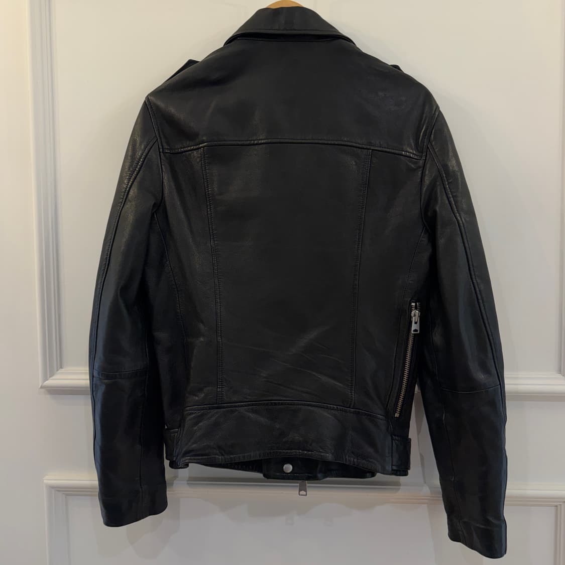 올세인츠(AllSaints) 램스킨 가죽 라이더 자켓 상품이미지7