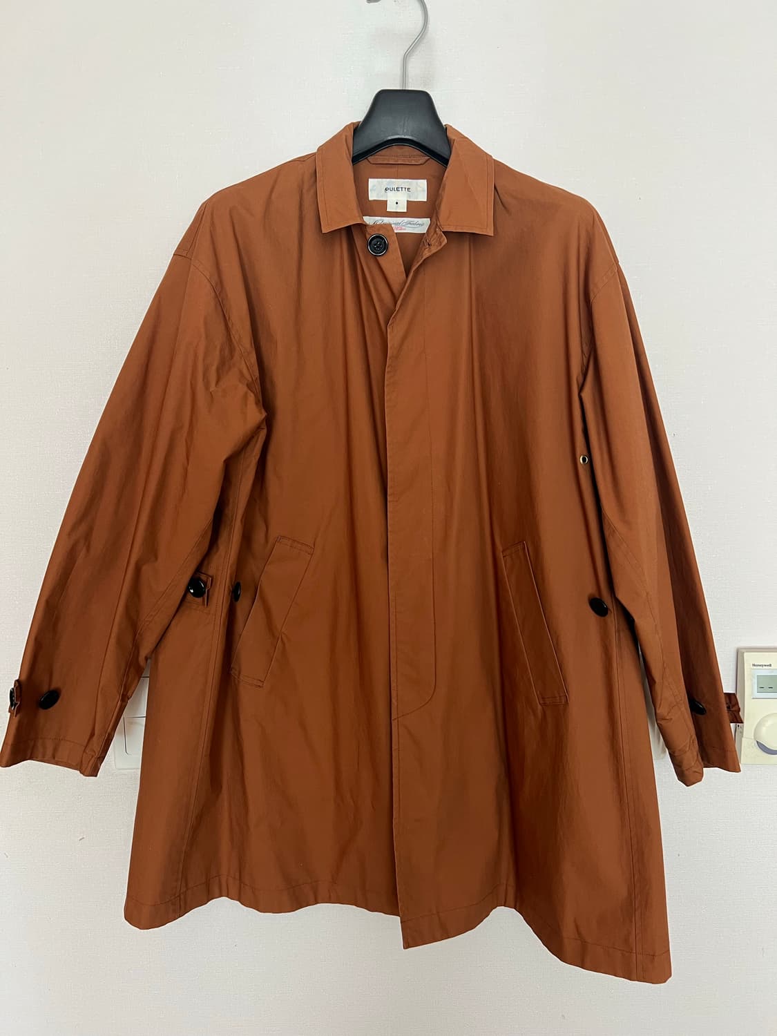 PULETTE 오렌지 브라운 코튼 트렌치 코트 상품이미지1