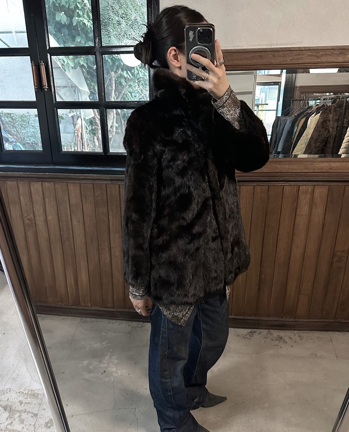 JPV high-neck fur jacket 상품이미지2