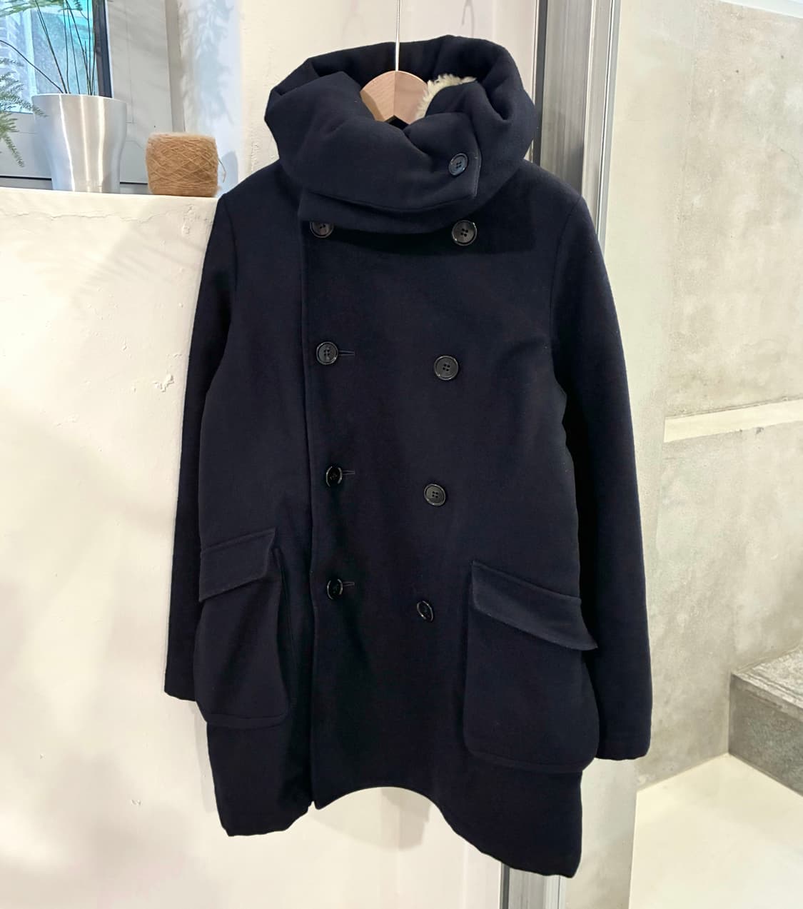 GOMME 고무 후드 코트 상품이미지1