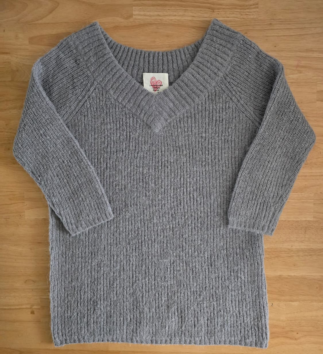 COMME CA ISM V넥 알파카 혼방 니트 상품이미지7