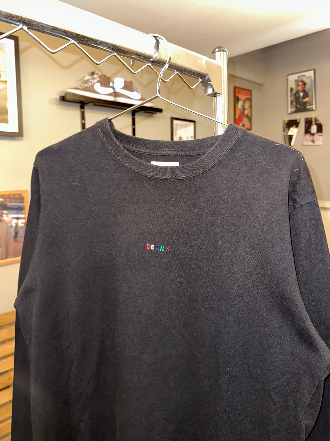 Beams color small logo cotton sleeve 상품이미지6