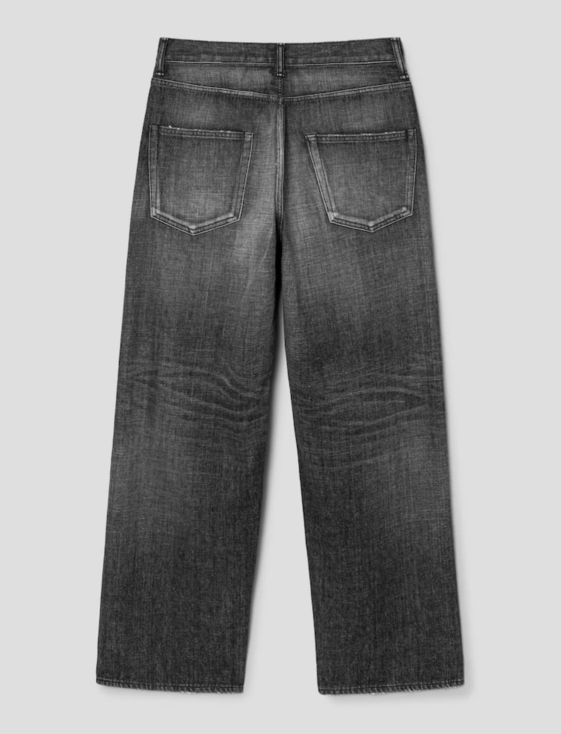 [34] 나나미카 26ss 빈티지 블랙 셀비지 워싱진 상품이미지2