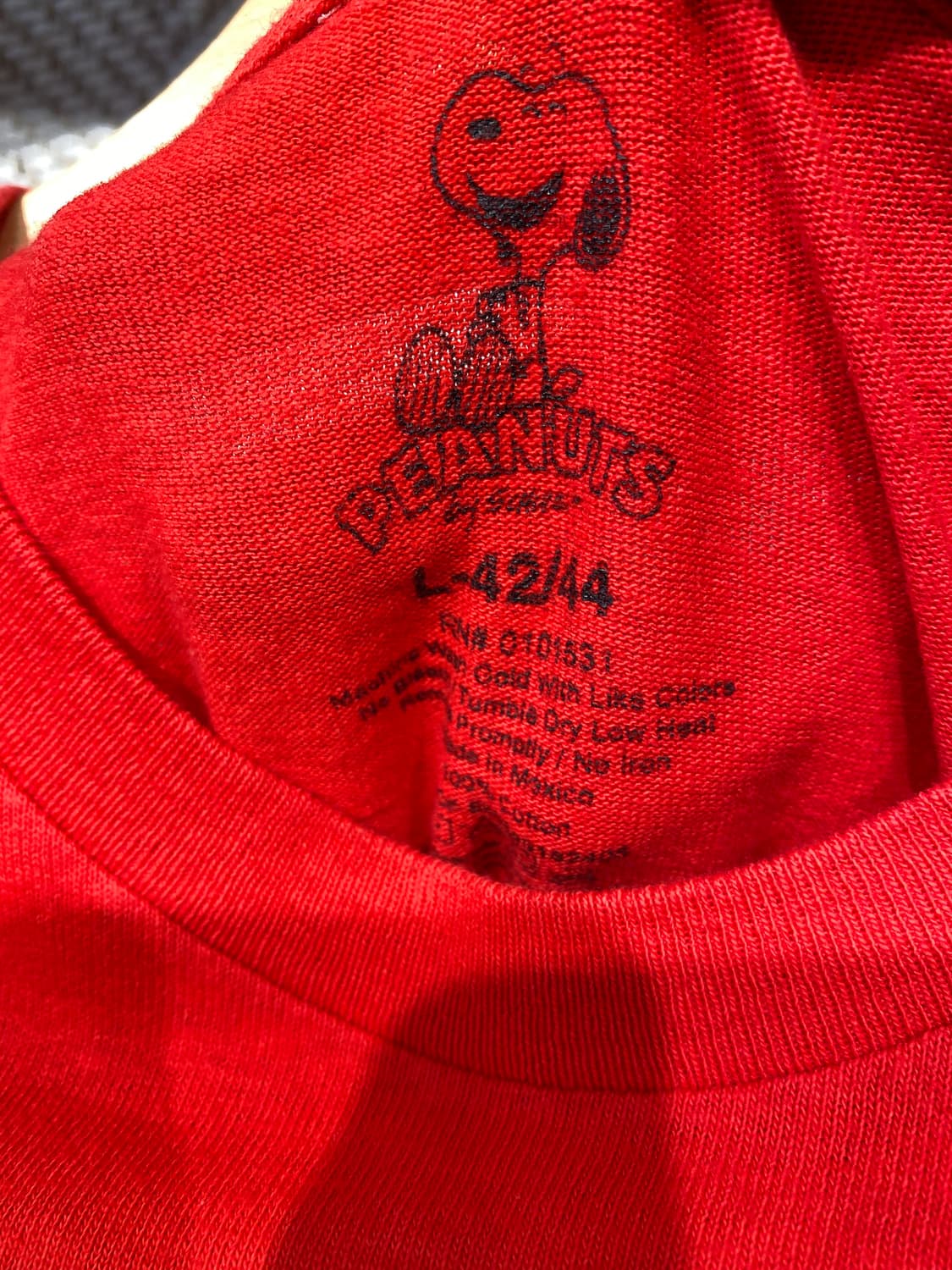 피너츠 빈티지 그래픽 티셔츠 상품이미지6