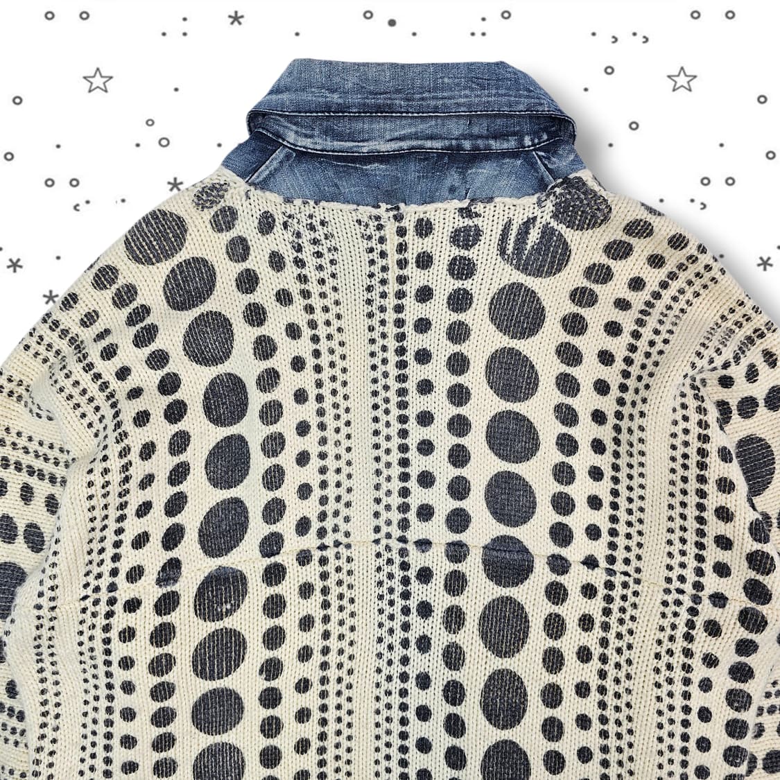 VTG 데님 도트 니트  상품이미지5