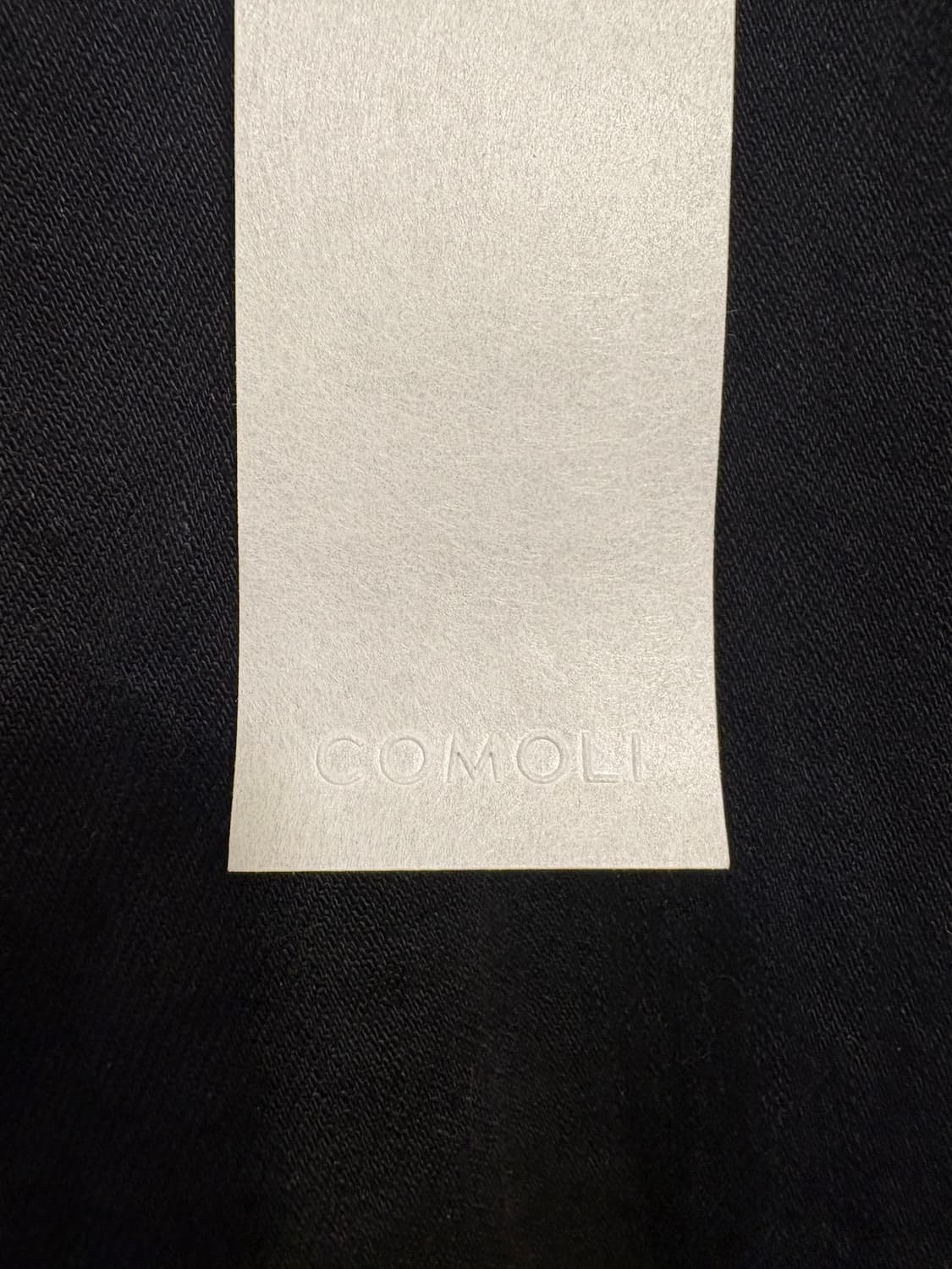 코모리 오버팬츠 블랙 상품이미지3