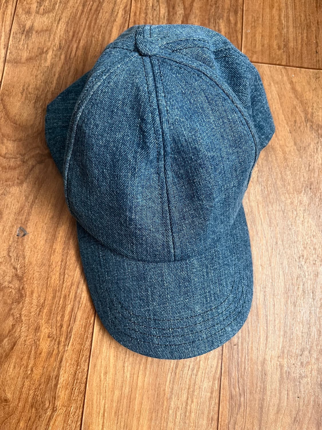 AMI 아미 블루 데님 인디고 로고 볼캡 베이스볼 캡 모자 상품이미지1