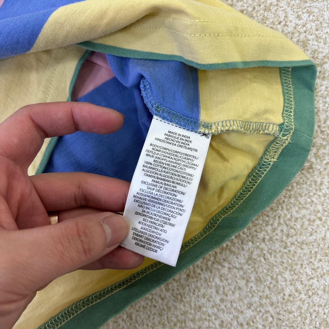 8 폴로 키즈 스트라이프 반팔티 0323D 상품이미지3