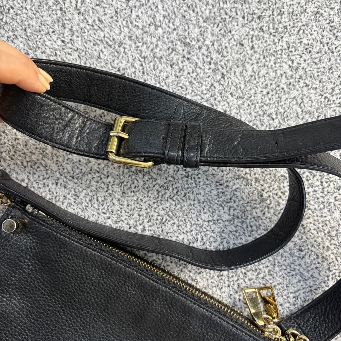 산드로 더블지퍼 크로스백 0413J 상품이미지4