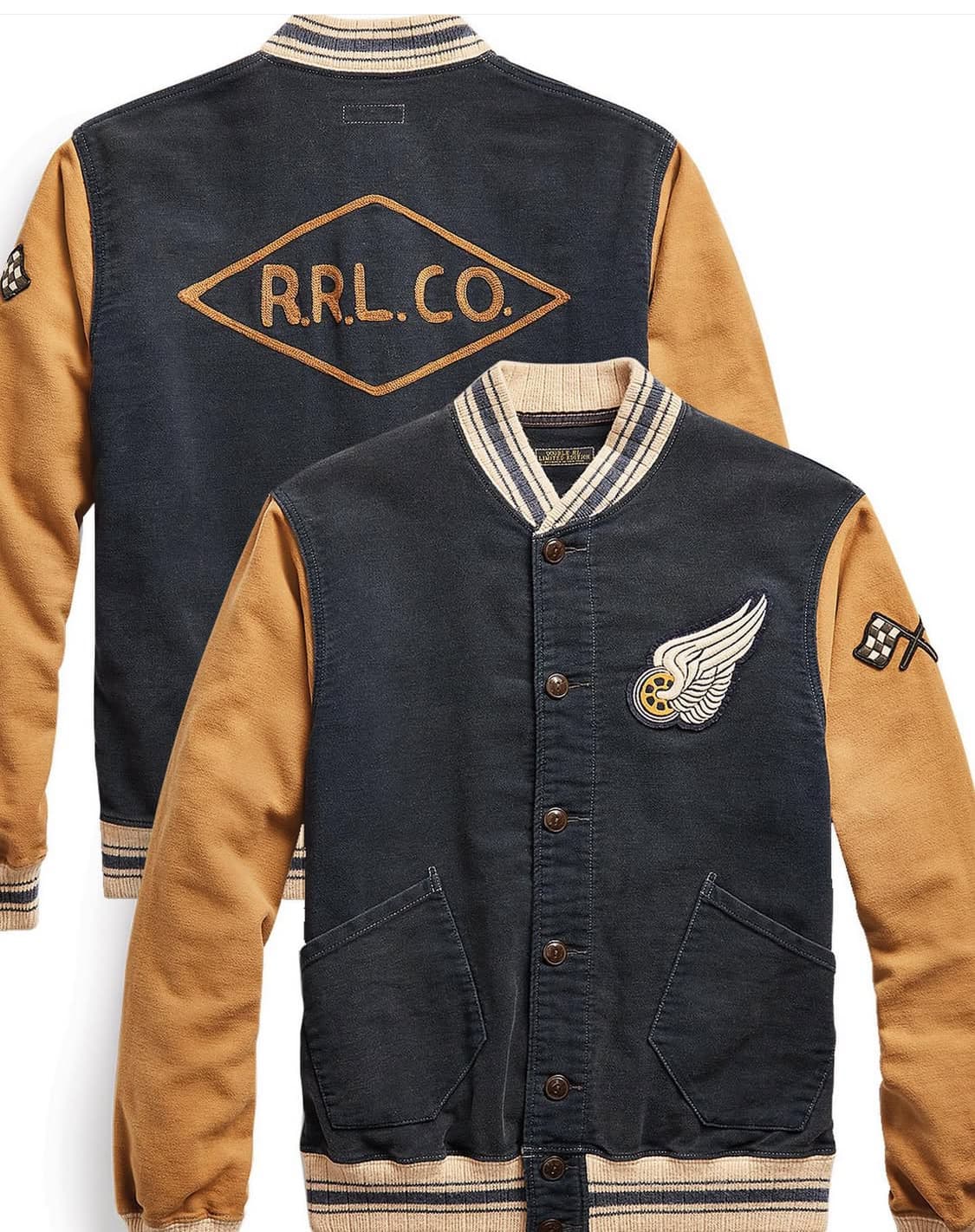 RRL 몰스킨 리미티드 바시티  상품이미지1