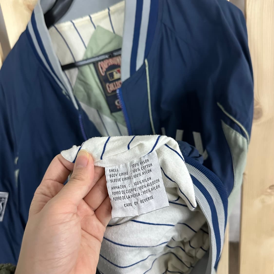 (2XL) MLB 쿠퍼스타운 뉴욕 양키스 스타디움 자켓 상품이미지7