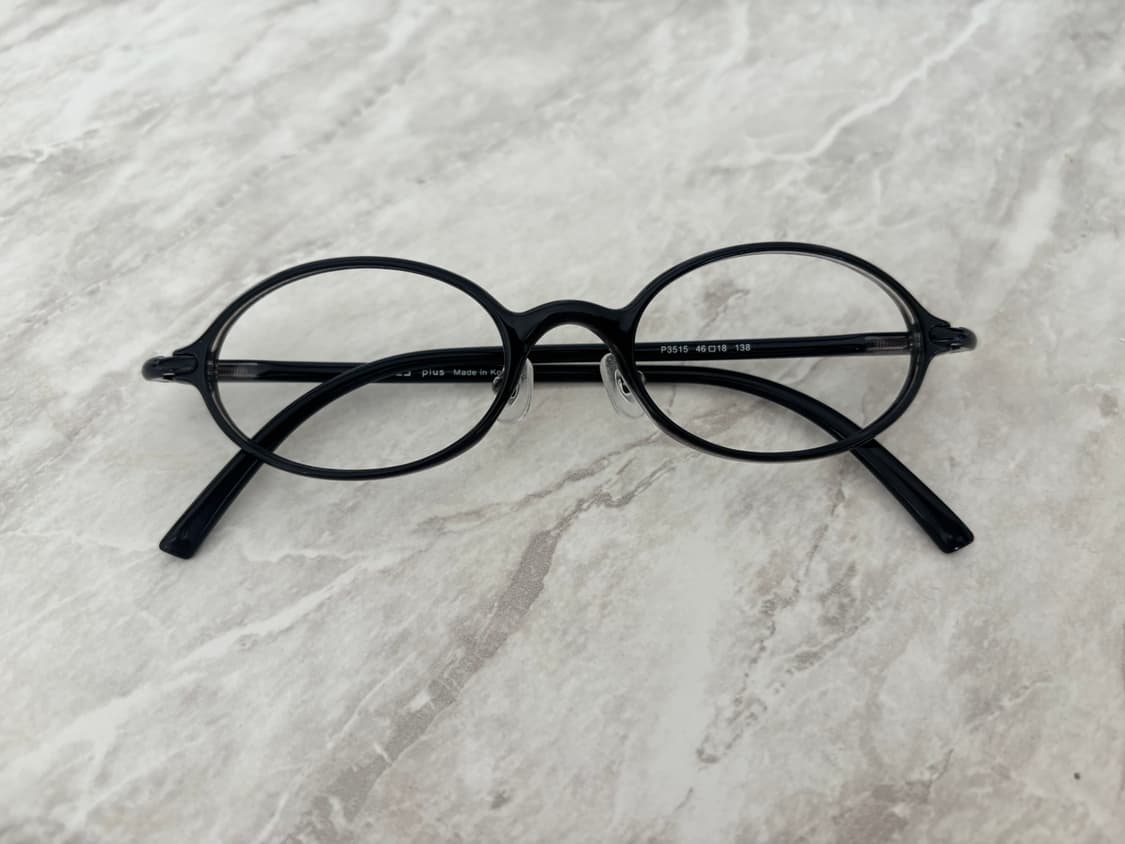 vintage 빈티지 긱시크 블랙 뿔테 상품이미지3