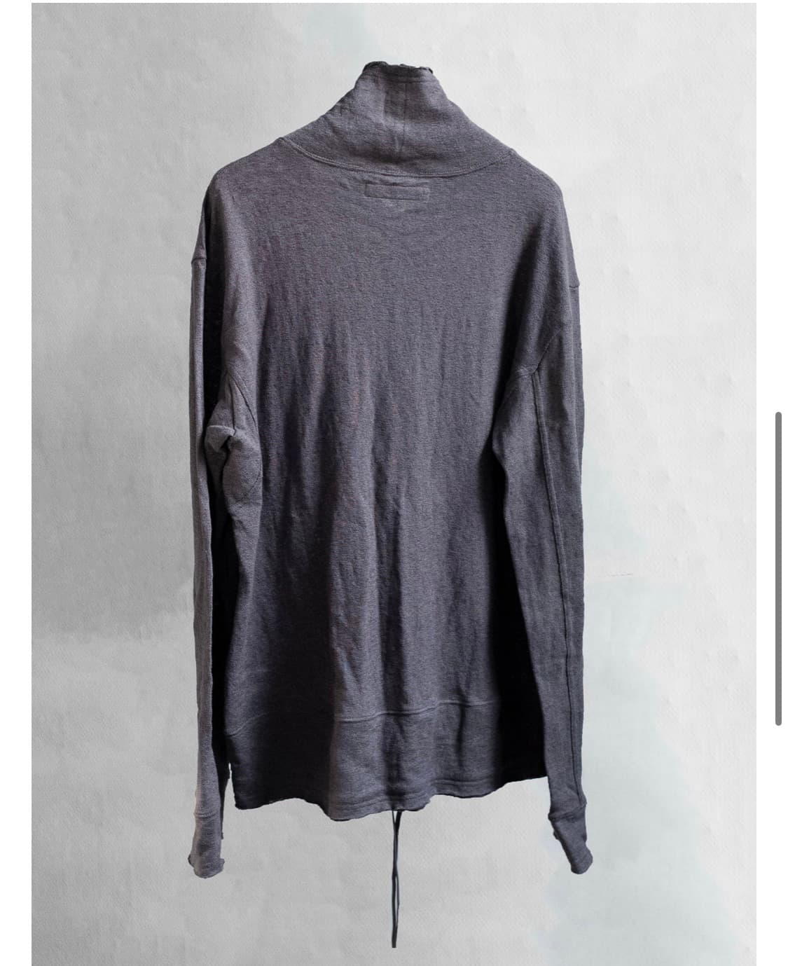 Blackmerle Drop Neck Top - Rat Grey 상품이미지5