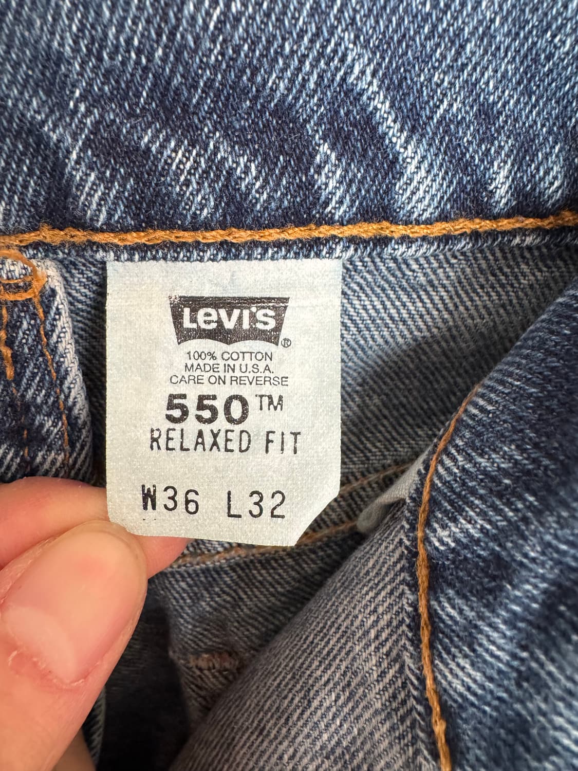 90s USA 리바이스 550 오렌지 탭 상품이미지6