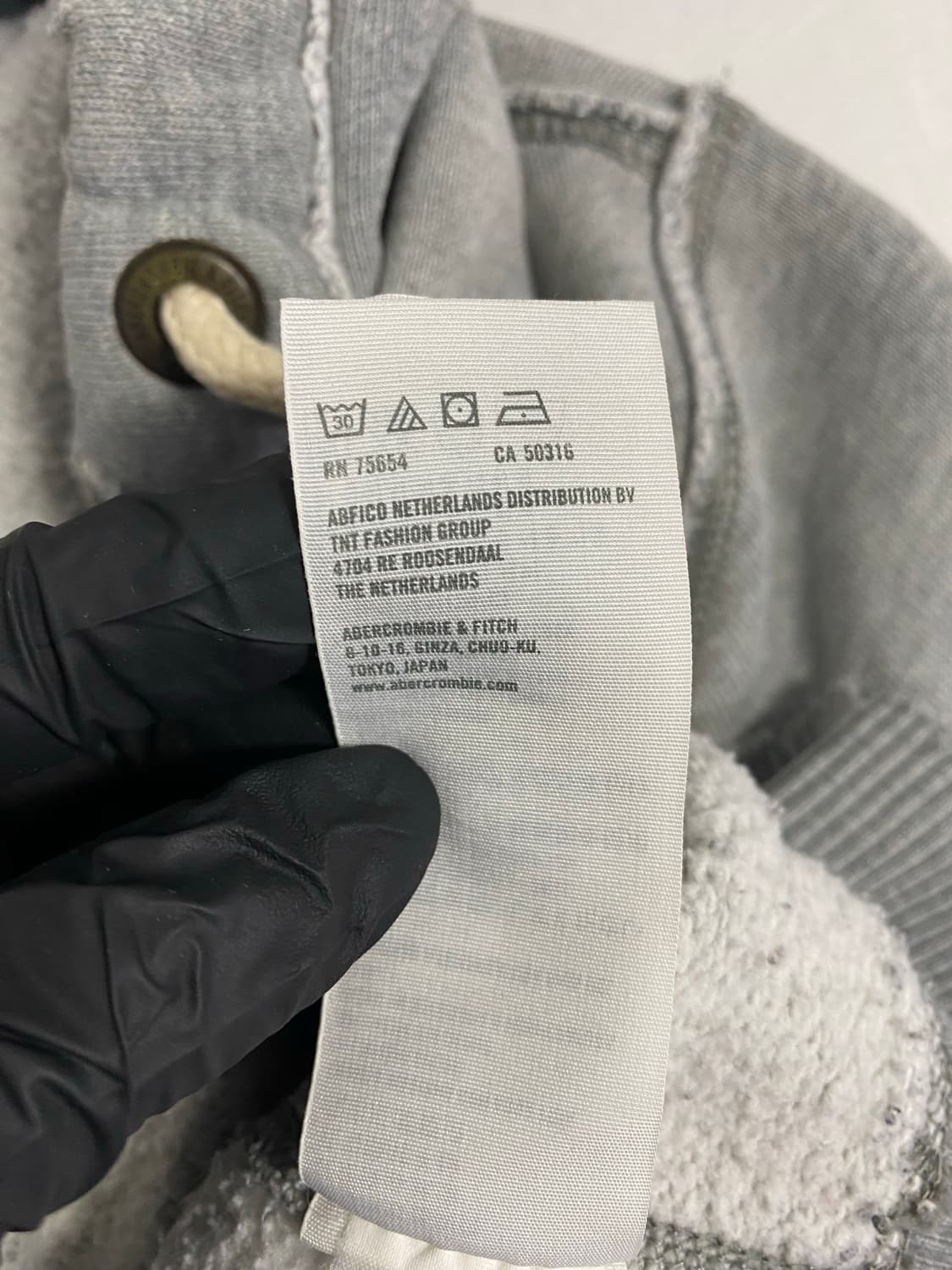 아베크롬비 워싱 빈티지 후드집업 S <626> 상품이미지4