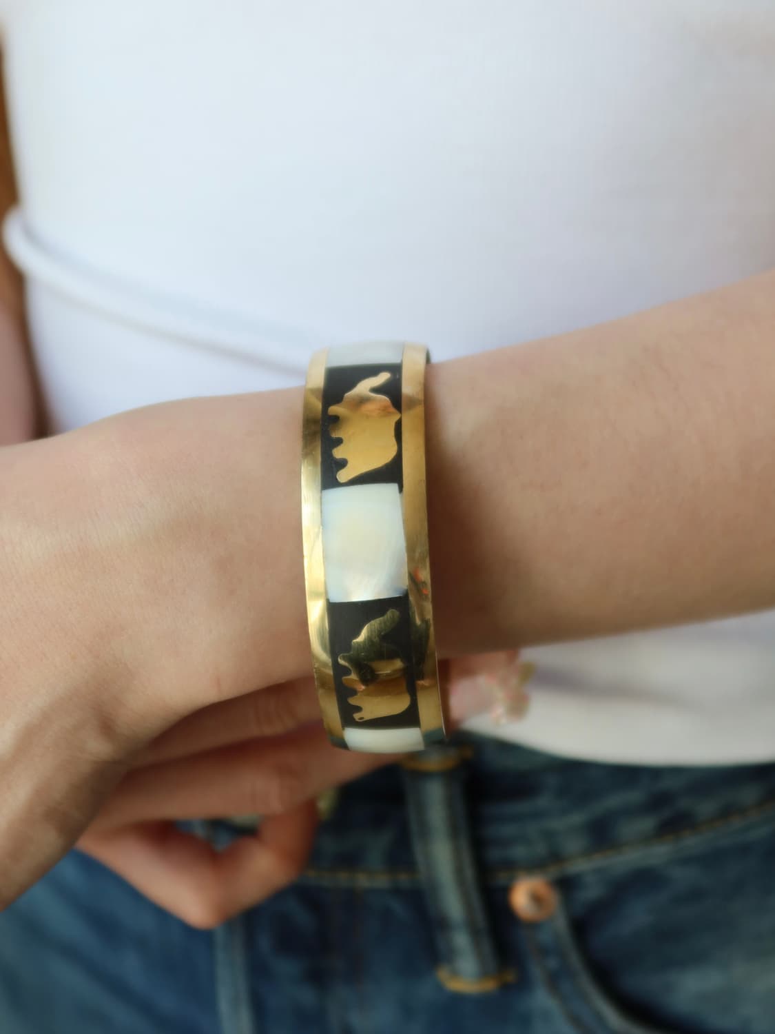animal pattern slim bangle 상품이미지1
