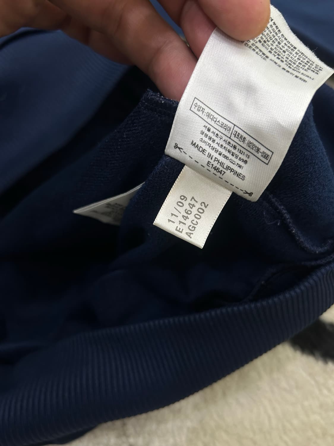 [XL]아디다스 파이어버드 져지/네이비 상품이미지7