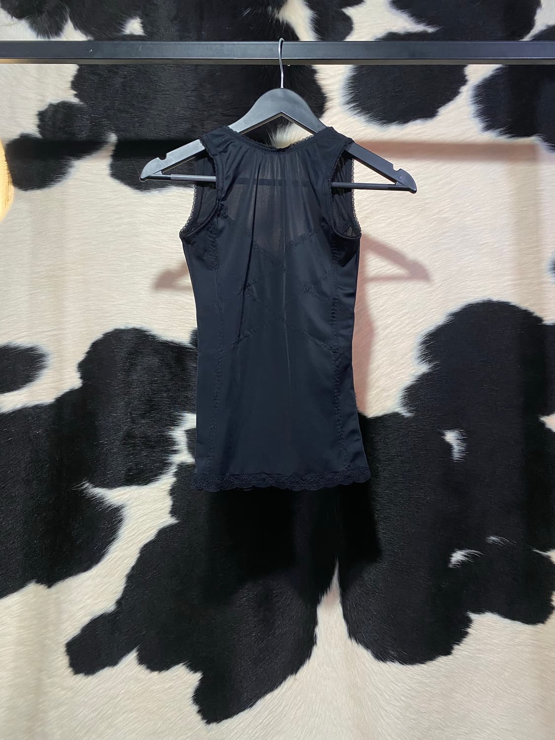 Japanese vtg 코르셋st 스트라이프 슬리브리스 상품이미지5