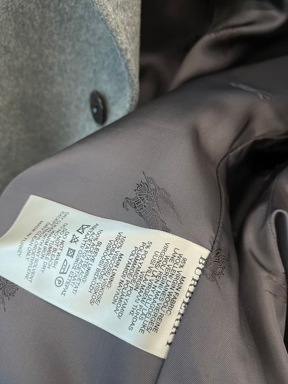 95-100) 버버리 런던 울코트  상품이미지10