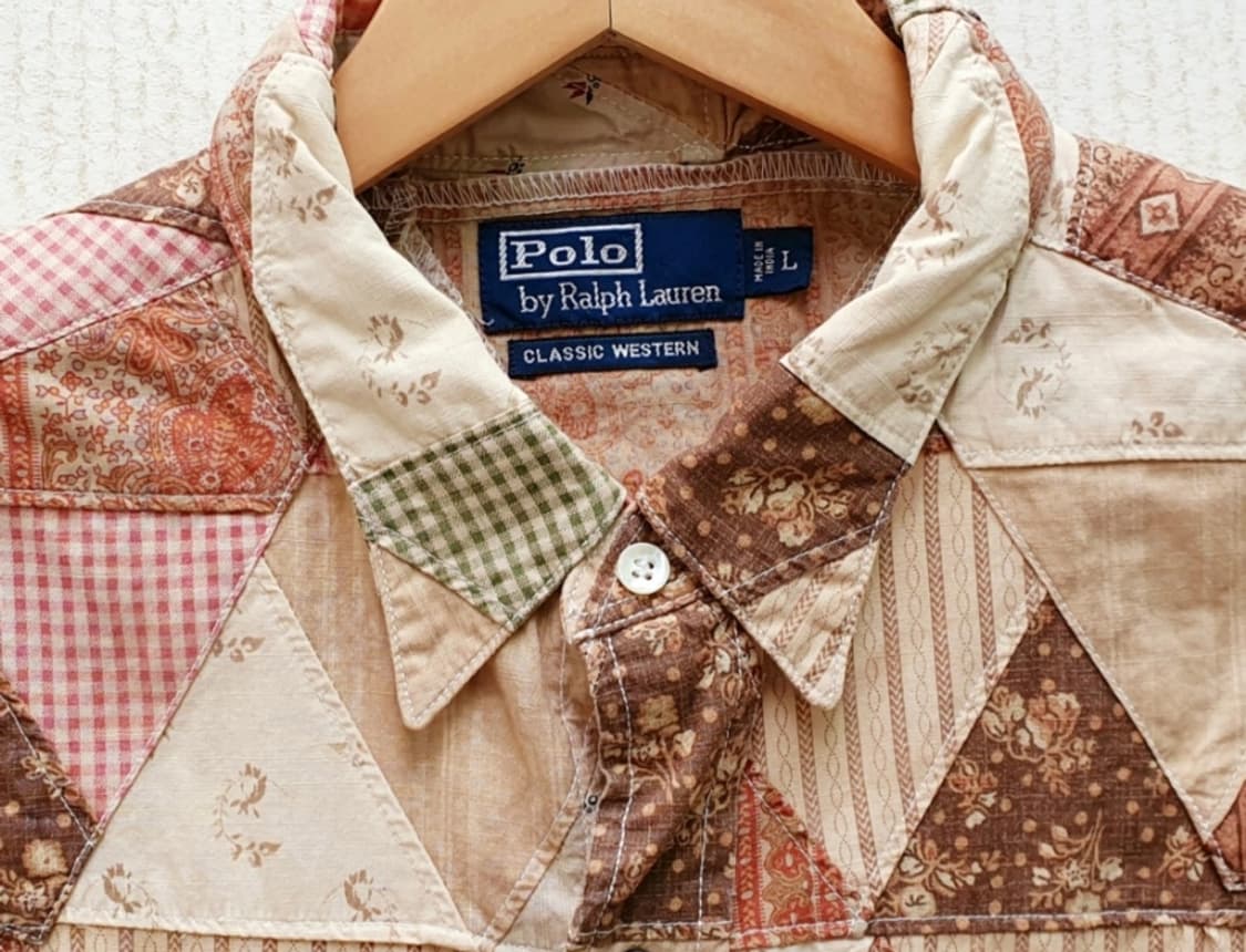 폴로 랄프로렌 패치워크 웨스턴 셔츠 상품이미지5