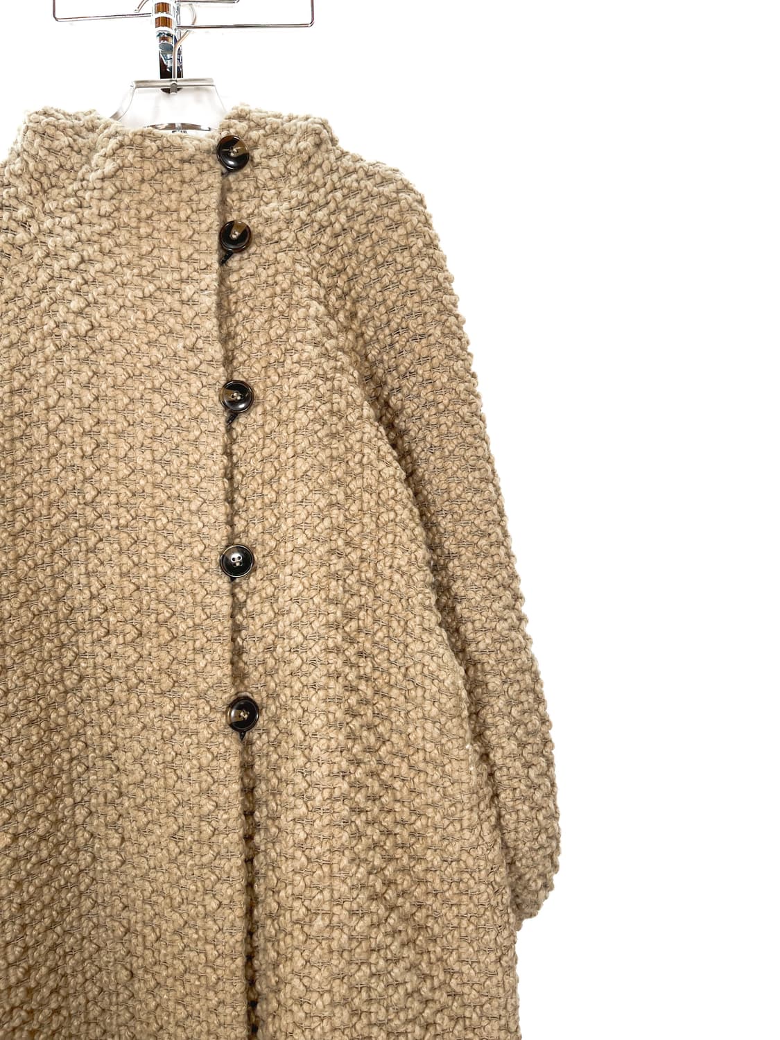 츠모리 치사토 플리스 뽀글이 부클 코트 상품이미지2