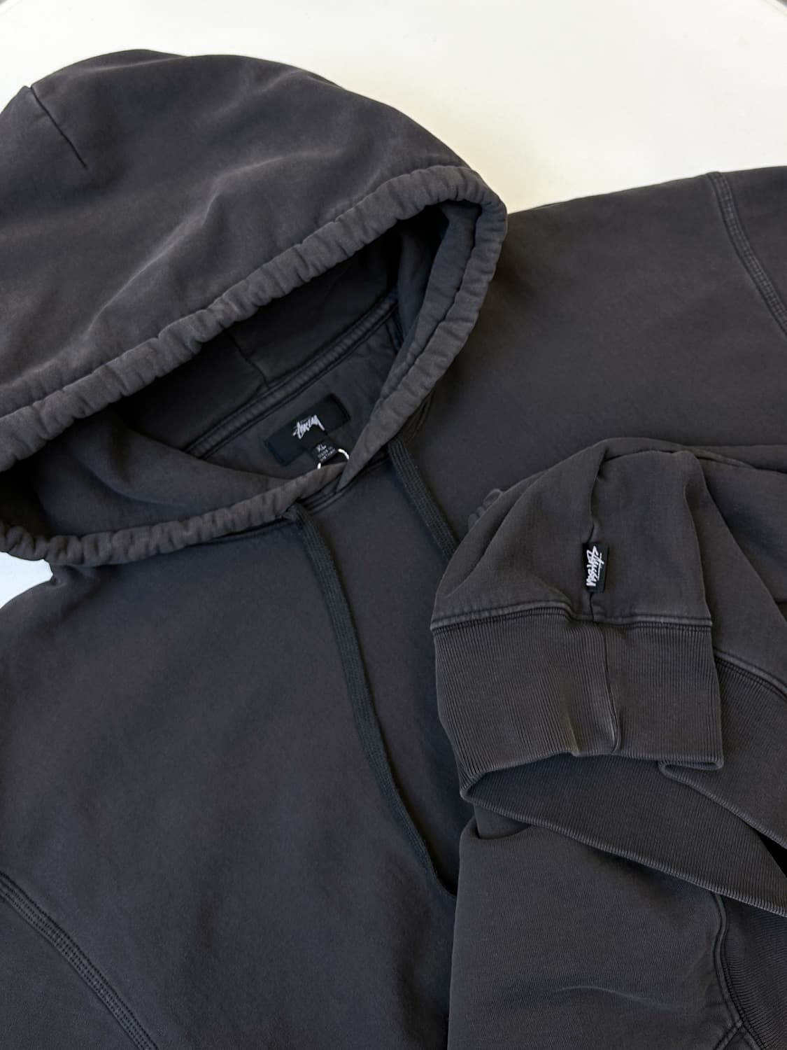 스투시 23SS 피그먼트 다이드 플리스 후드티 상품이미지4