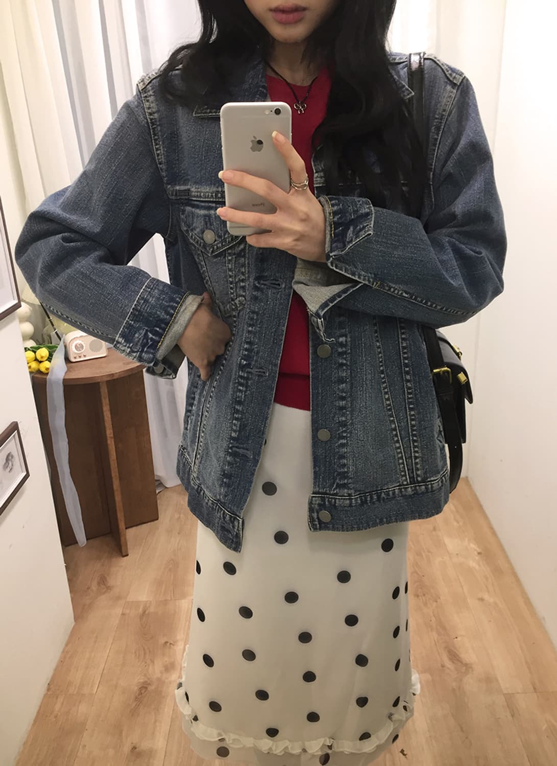 Women Uniqlo Denim Jacket 100 상품이미지2
