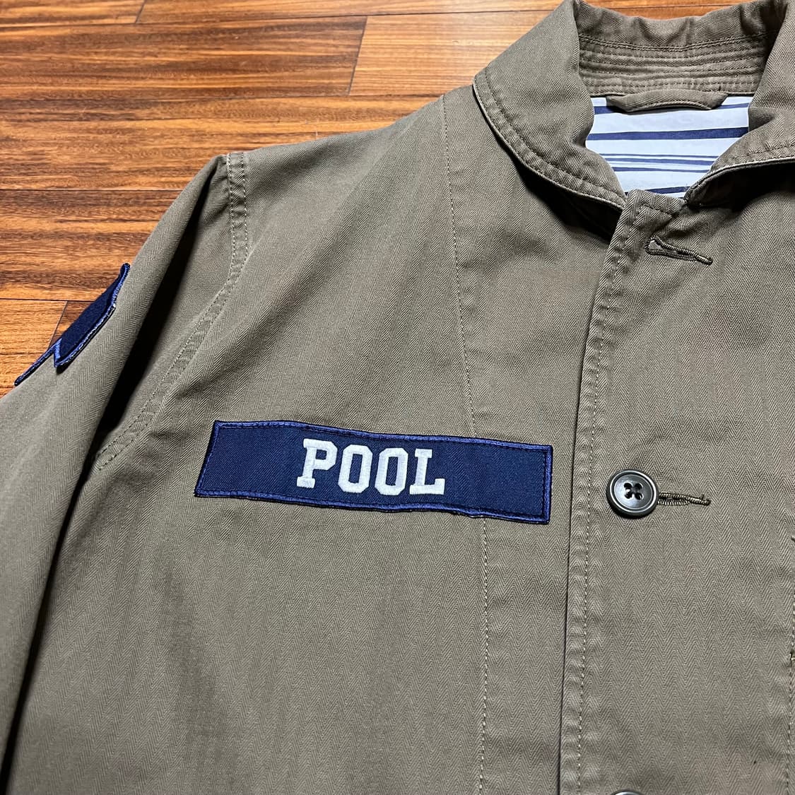 the pool aoyama 더 풀 아오야마 밀리터리 자켓 상품이미지2
