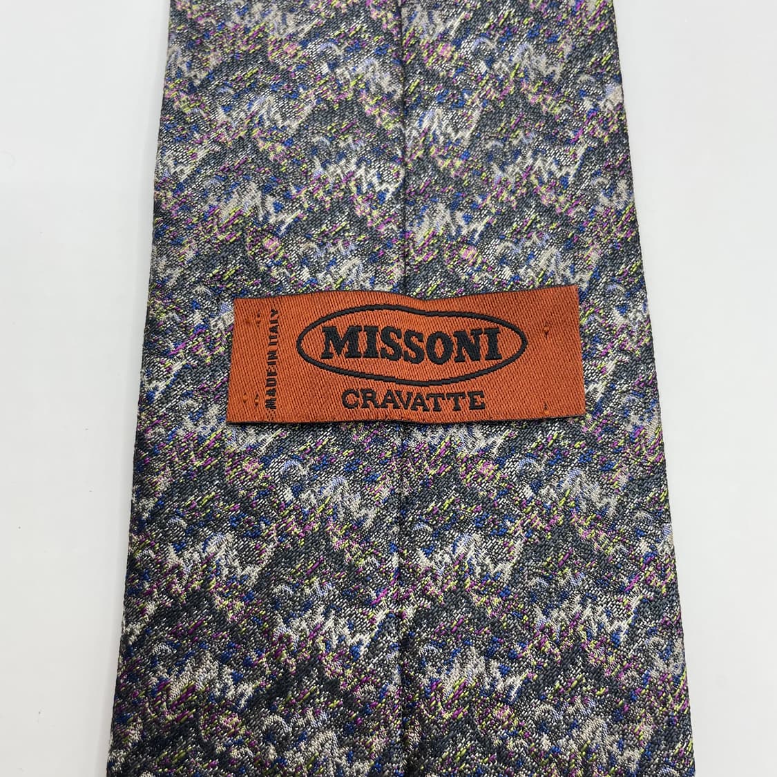 601) (MISSONI) 미쏘니 패턴 넥타이 상품이미지5