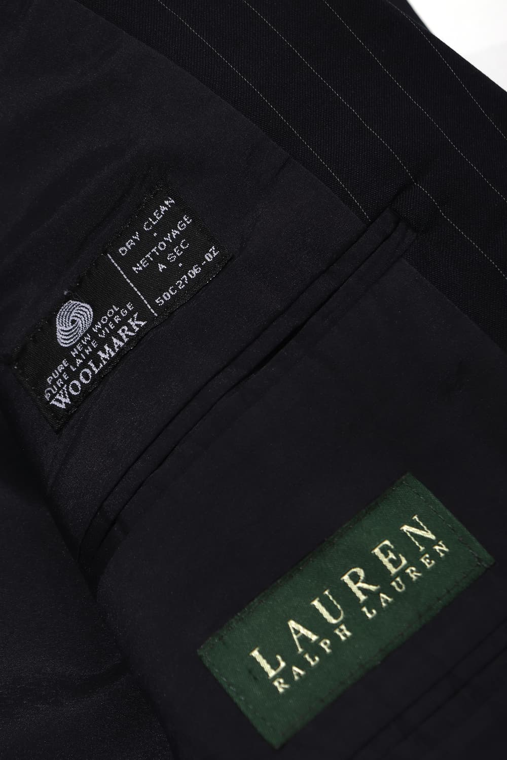 RALPH LAUREN CANADA MADE 스트라이프 더블 블레이저   상품이미지4