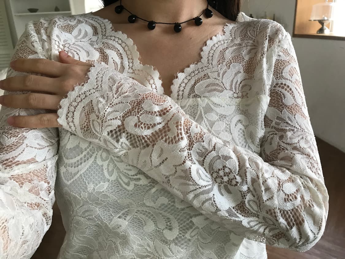 vintage lace top 상품이미지6