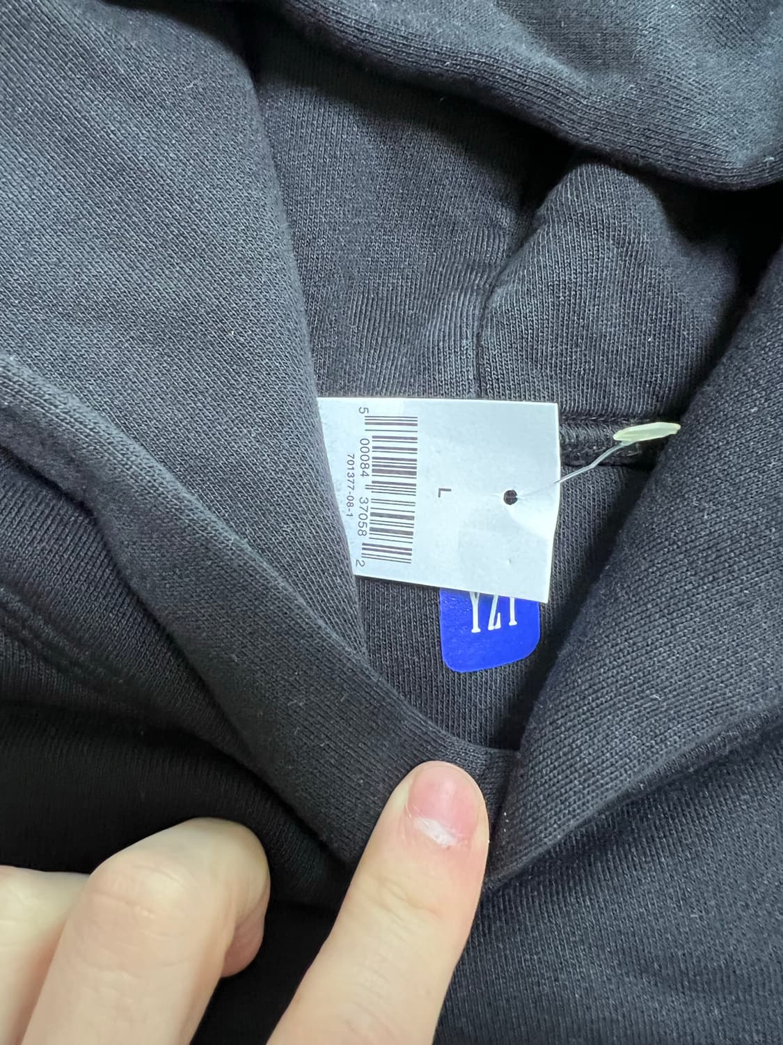 이지 갭 후드 블랙 라지 상품이미지2