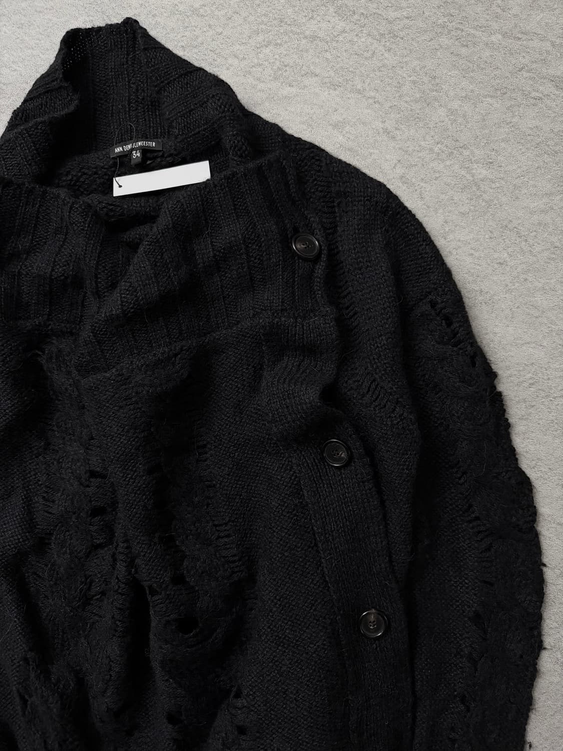 10FW 앤드뮐미스터 디스트로이드 비대칭 가디건 상품이미지9