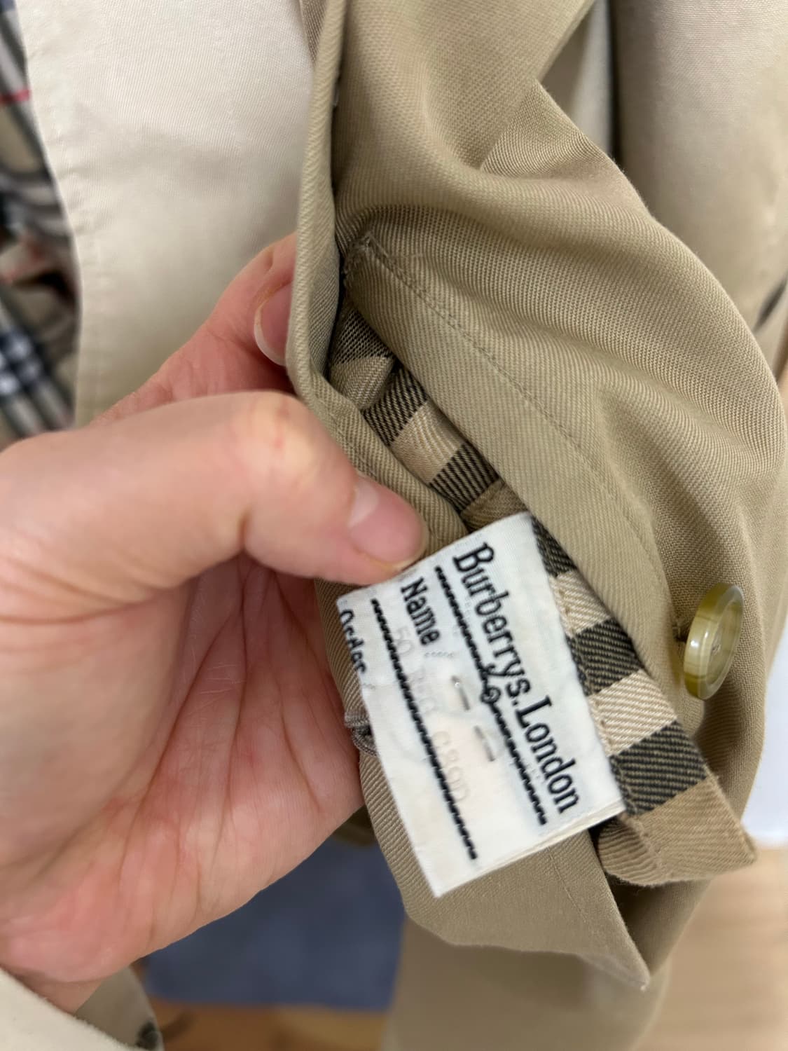 정품 버버리 트렌치 코트 상품이미지6