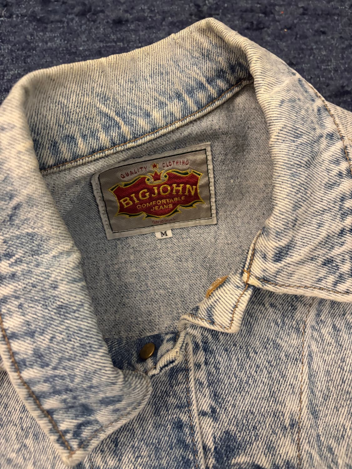Big john 빈티지 니트슬리브 데님 재킷 상품이미지4