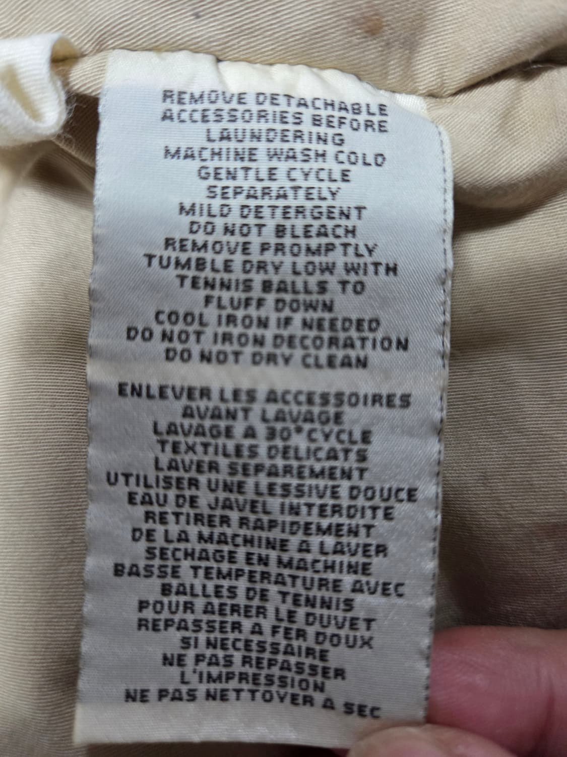 폴로 데님앤서플라이 야상패딩 n3b xl 상품이미지6