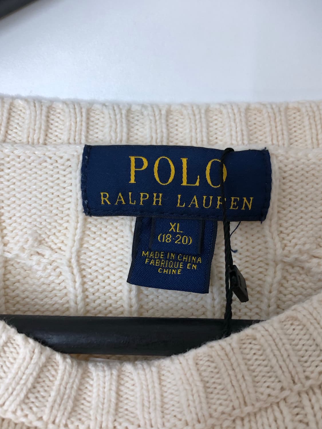 Polo 폴로 랄프로렌 아이보리 케이블 니트 상품이미지6