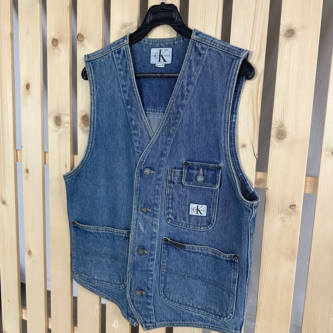 (M) 캘빈클라인 CK 90s 데님 베스트 자켓 상품이미지2