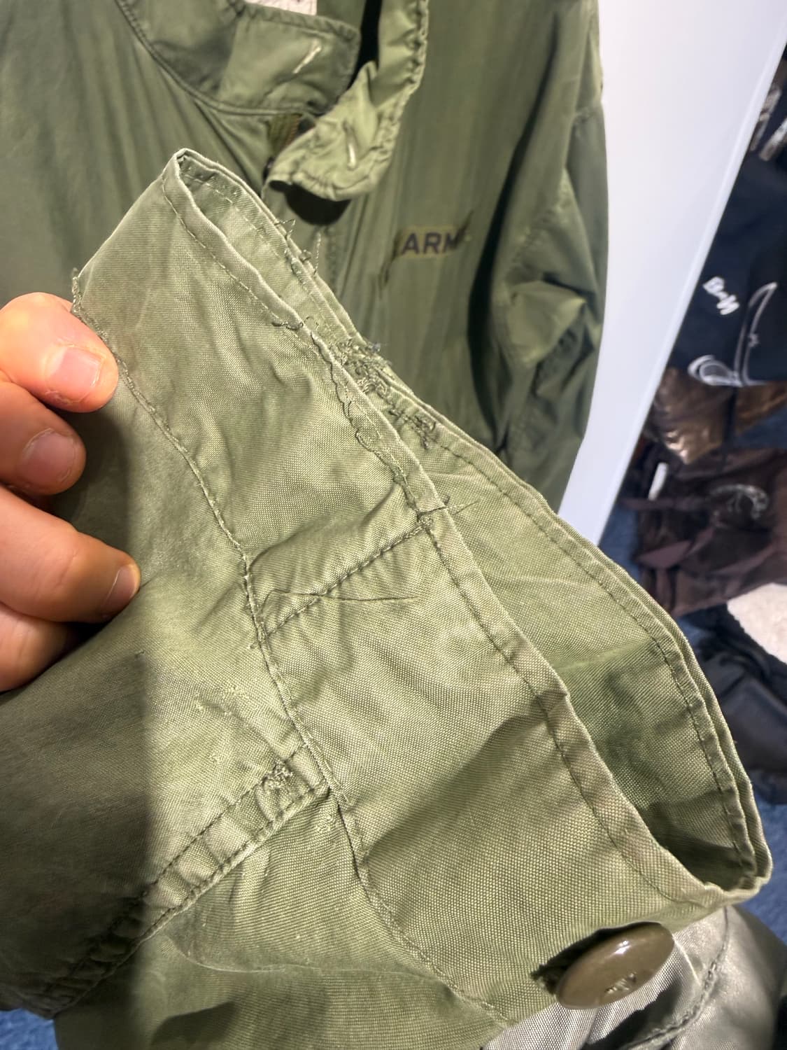 빈티지 M65 피쉬테일 자켓  상품이미지5