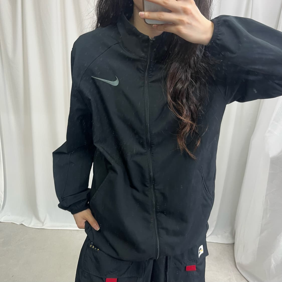 Nike black windbreak jacket 상품이미지3