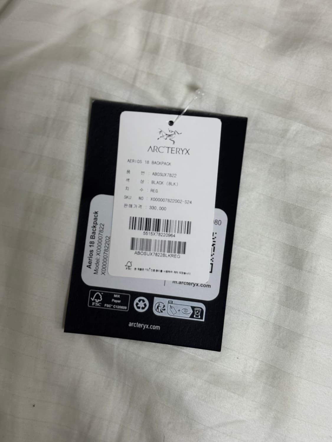 아크테릭스 에어리어스 18 백팩 상품이미지2