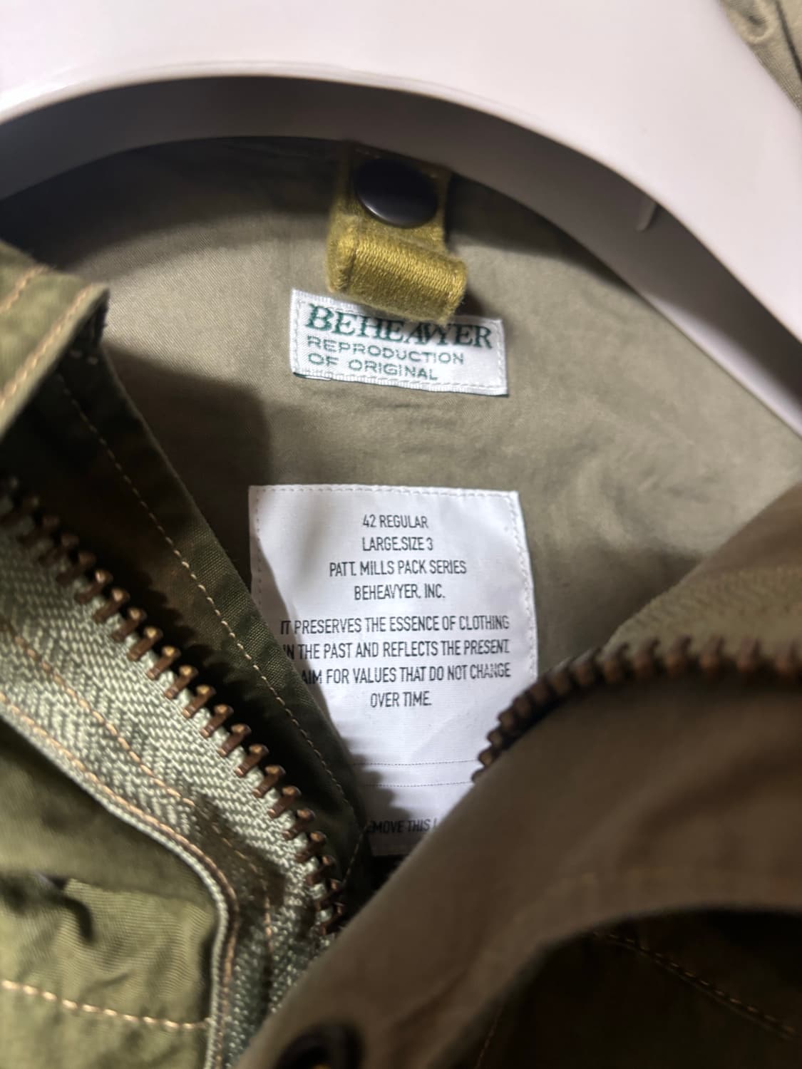 비헤비어 / m48 피쉬테일 밀파카 올리브 / 3 상품이미지7