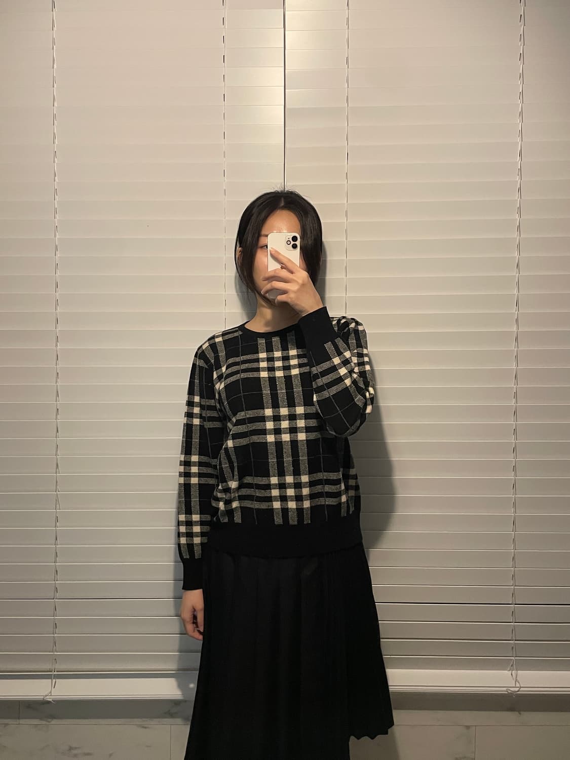 버버리 블랙 노바체크 니트 상품이미지2