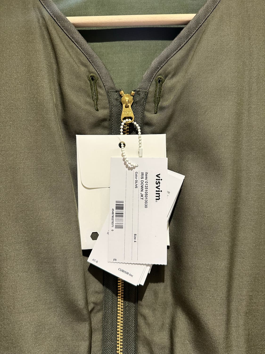 비즈빔 25SS IRIS DOWN JKT OLIVE 4 상품이미지2